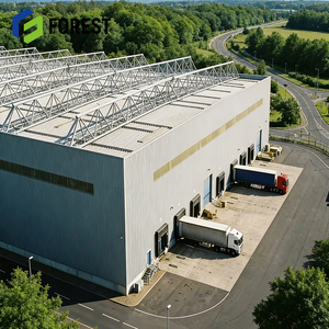 Almacén de Estructura de Acero Prefabricado, Resistente a la Corrosión, para Logística - Product Image 2