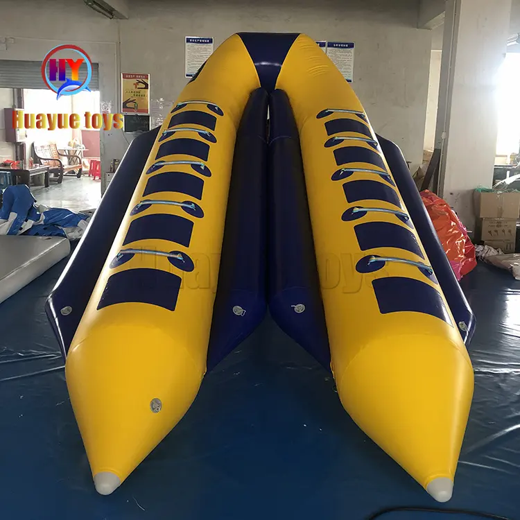 Barco inflável com 10 pessoas, barco voador de banana de peixe para venda