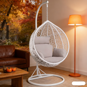 Conjunto de Silla Colgante de Macramé para Patio Trasero, Silla Colgante Transparente de Acrílico para Adultos, <span class=keywords><strong>Hamaca</strong></span> para Bebés, Silla Colgante Automática para Niños y Adultos - Product Image 6