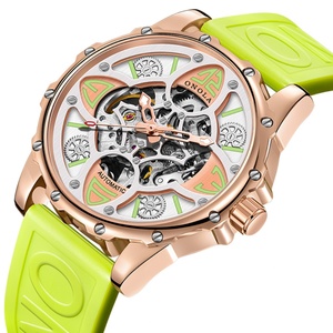 Onola 3833 Ice Out <b>Automatic</b> Watch Men Big Dial Sport Wristwatches Skeleton Reloj Automatico Hombre - Product Image 2