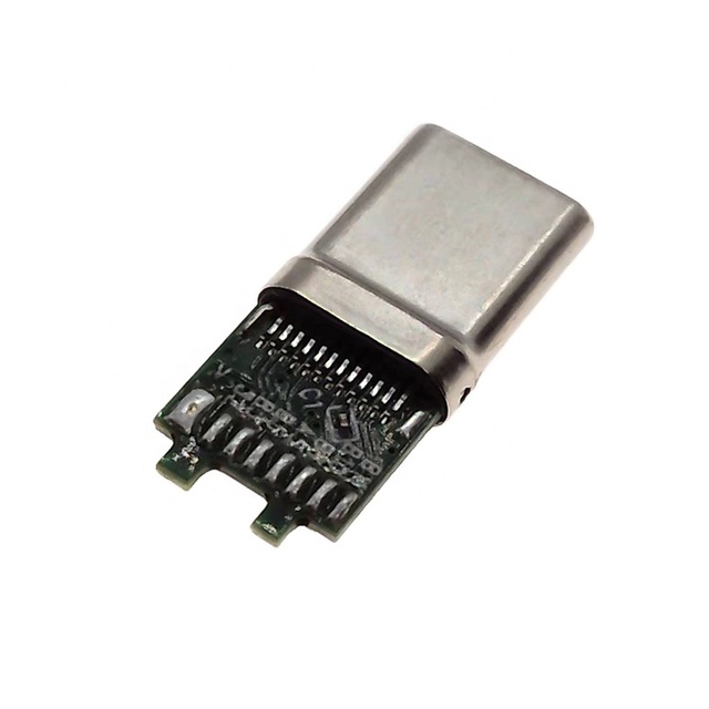 USB 3.1 connector 24 pin L=10.5mm USB Type C male connector with PCB