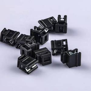 Penjepit kabel sadel plastik 1/2 ", dudukan kabel nilon kotak hitam, penjepit kabel sadel dorong - Product Image 5