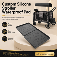 Tapis de sol pliable toutes saisons YMS Wholesale pour poussettes et chariots Wonderfold W2 W4 - Accessoires pour chariots de bébé