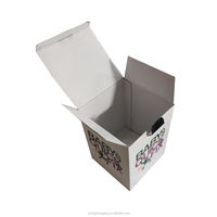 Sachet d'emballage alimentaire personnalisé à scellage central pour biscuits, sachet en plastique thermoscellé imprimé avec boîte
