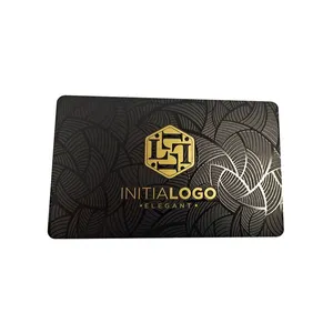 पूर्ण रंग कस्टम मुद्रण पीवीसी व्यापार कार्ड प्लास्टिक सोने गर्म मुद्रांकन पन्नी लोगो प्लास्टिक पीवीसी कार्ड