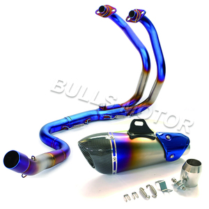 Para <span class=keywords><strong>Kawasaki</strong></span> NINJA250 NINJA300 <span class=keywords><strong>Z250</strong></span> Z300 EX250M tubo de escape 2013 2014 <span class=keywords><strong>2015</strong></span> 2016 2017 Moto bicicleta sistema de escape Racing - Product Image 2