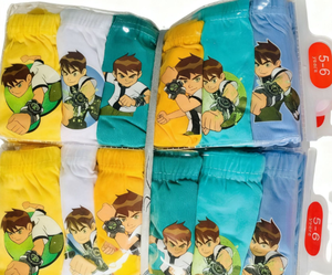 Lot de 6 sous-vêtements triangulaires en coton biologique pour garçons, motifs de voitures, thème <span class=keywords><strong>super</strong></span>-<span class=keywords><strong>héros</strong></span>, style fin, pour tout-petits et jeunes enfants - Product Image 1