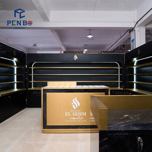 Espositore di Lusso Personalizzato per Cosmetici, Scaffale per Negozio di Profumi con Luce LED, Espositore per Profumeria e Negozio di Prodotti di Bellezza - Product Image 2