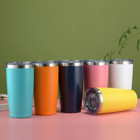 Nouvelle tasse isotherme Bingba 20oz en acier inoxydable 304, portable pour voiture et extérieur, avec isolation thermique