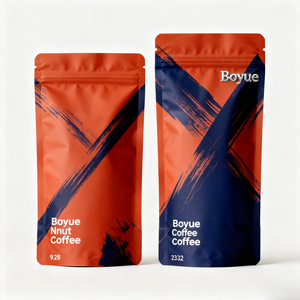 Sac à fermeture éclair en aluminium imprimé sur mesure, qualité alimentaire, réutilisable, pour emballage de noix épicées, emballage alimentaire, sachet debout - Product Image 1