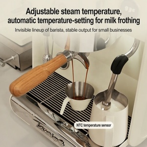 <span class=keywords><strong>Cafetera</strong></span> Semiautomática en Oferta, <span class=keywords><strong>Cafetera</strong></span> Espresso Comercial para Uso Doméstico, Eléctrica, de Plástico - Product Image 4