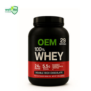 チョコレートフレーバープレワークアウトホエイプロテインパウダーOEMプライベートラベル - Product Image 1