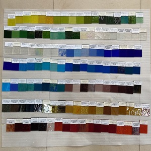 WANDIOR fabbrica negozio campione scatola 300 colori 50*80mm <span class=keywords><strong>colorato</strong></span> foglio di <span class=keywords><strong>vetro</strong></span> di colore - Product Image 5