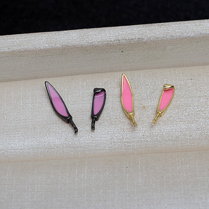 Wenchi - Accesorio de Oreja de Conejo de Plata de Ley 925 Hecho a Mano con Perlas, Estilo Barroco, Versátil para Hacer Joyas, 1 Par, Modelo 21608, China - Product Image 2