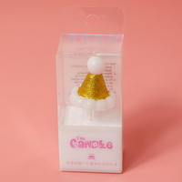 Bougies de Fête Forme Chapeau de Noël, Fantaisie pour Anniversaire, Bougie de Noël en Vente