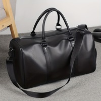 Nouveau Sac de Voyage Homme Durable, Sac à Main Simple et Tendance pour le Fitness, Grande Capacité, en Polyester, avec Fermeture Éclair, Sac à Bandoulière Souple