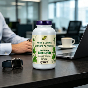 Cápsulas de Gel Suave Stamina para Hombre, 1000mg, 60 Unidades, Apoyo a la Resistencia Física, Suplemento Diario Deportivo, Cuidado de la Salud, Producto OEM - Product Image 5