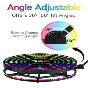 Tự động 360 độ quay photobooth máy iPad & điện thoại thông minh tương thích làm việc với máy ảnh SLR cho các bên & đám cưới - Product Image 5