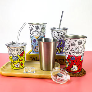 Taza <span class=keywords><strong>de</strong></span> Acero Inoxidable Personalizada para Fiestas, Mágica, para Temperaturas Frías, <span class=keywords><strong>de</strong></span> 11oz, 16oz, 20oz, 23oz, que Cambia <span class=keywords><strong>de</strong></span> Color - Product Image 4