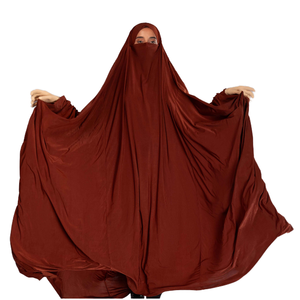 Abaya décontractée Sartre Moyen-Orient avec sequins et manches longues, vêtement musulman traditionnel, mode arabe, polyester respirant - Product Image 1