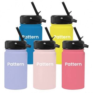 Wholesale <b>Vacuum</b> Insulated Stainless Steel Water Bottle 500ml/750ml/1L Custom Logo <b>Portable</b> With Handle - Product Image 3