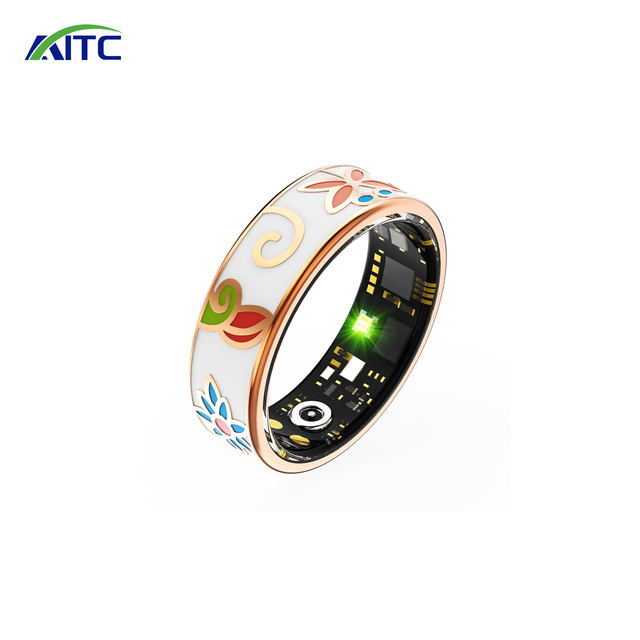 Smart Fitness Ring Activity Tracker Blood Oxygen Temperature Sensor ECG Heart Rate NFC Waterproof Men Women