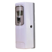 Diffuseur désodorisant automatique en plastique ABS Distributeur d'aérosol mural LCD à piles Lavande pour hôtels Solide