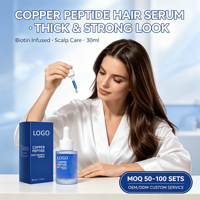 Serum Perawatan Rambut Copper Peptide Private Label untuk Menutrisi Kulit Kepala Secara Mendalam dan Menutrisi Rambut agar Terlihat Lebih Lebat