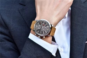 Montre mécanique pour homme BENYAR 5102, nouvelle montre de style business, automatique, 3 sous-cadrans, date, montre unisexe multifonctionnelle, bracelet en cuir, montre pour homme - Product Image 6