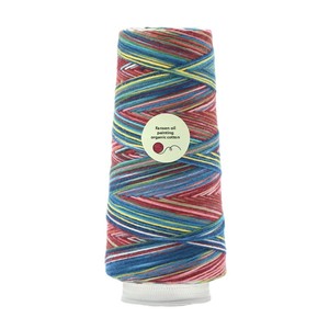 Hilo de Algodón Cardado Colorido de Verano, Materiales para Tejer, Estilo Dunhuang, Cuello en V, Manga Corta, Hecho a Mano, a la Moda - Product Image 5