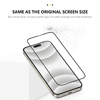 Aurey Advanced HD Protecteurs d'écran en verre pour téléphone Film de verre Écran en verre pour téléphone portable pour iphone 15 14 13 12 11 Pro Max
