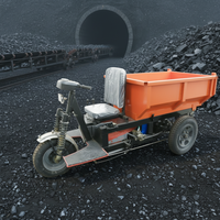 Camion benne diesel compact Zhongmei Mining Equipment, capacité 2000 kg, pour opérations minières à petite échelle, tricycle efficace