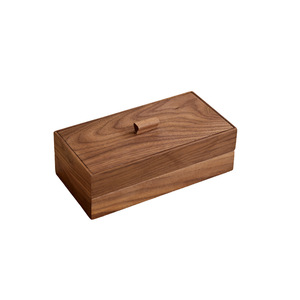 Caja de dulces de madera de estilo chino, rectangular, de doble capa, para almacenamiento de frutas secas, para uso en el hogar y la sala de estar - Product Image 5
