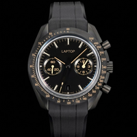 26 Jahre Neue Beliebte Herren Automatik-Mechanische Uhr Luxus Mode Sport Saphirglas Wasserdicht Keramikgehäuse Gummiarmband