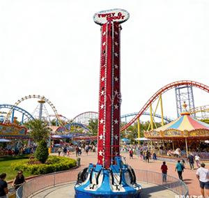 Manèges Tour de Chute Rotative Amusants pour Parc d'Attractions, Manèges Twist Shout à Vendre - Product Image 1