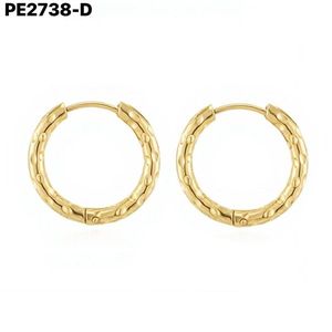 Pendientes de Aro de Moda 8*18 PE2738 para Mujer, Joyería de Alta Calidad - Product Image 2