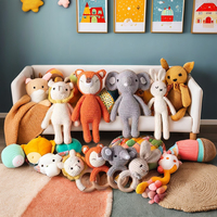 Nouveau Style personnaliser grand jouet fait main intelligent activé en peluche bébé réconfortant éléphant en peluche jouet cadeau de noël