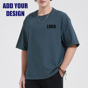 เสื้อยืด OEM/ODM คุณภาพสูง พิมพ์โลโก้ ผ้าฝ้าย 100% 290gsm เสื้อยืดเรียบง่าย สไตล์ลำลอง เสื้อยืดแบบกำหนดเอง เสื้อยืดเปล่าขายส่งสำหรับผู้ชาย - Product Image 1