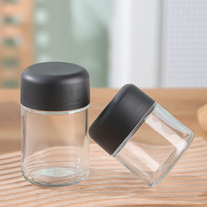 Sıcak satış çocuk dayanıklı vidalı kapak 3oz 100ml 4oz 6oz temizle koku geçirmez cam kavanozlar cam otlar ambalaj için çiçek yaprak Stash - Product Image 4