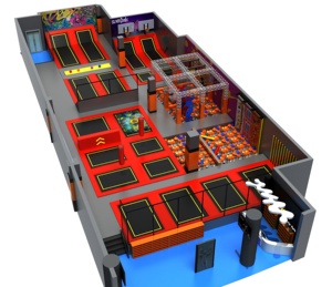 Trampoline d'intérieur pour adultes et enfants, parc de saut, à prix d'usine, en vente - Product Image 2