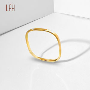 Promotion 18k Real Gold <b>Rings</b> Customizable <b>Ring</b> Fashion Jewelry Women for <b>Girls</b> for Party Daily Wear - Product Image 6