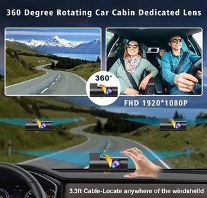 3 telecamere per Auto Dvr 2.5K + 1080P + 1080P 10 pollici Dash Cam specchietto retrovisore G-sensore per visione notturna per Auto cruscotto Video Auto <span class=keywords><strong>Registrar</strong></span> Auto - Product Image 4