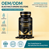 Comprimés de Maca Noire et de Ginseng OEM ODM Marque Privée Vente en Gros Haute Qualité Stock Disponible Quotidien pour Hommes Sportifs