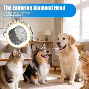 Upgraded Rechargeable Dog Nail <b>Grinder</b> Quiet with LED Light Low Noise 3-Port Professional Dog Nail Trimmer Dogs & Cats Cordless - Product Image 6