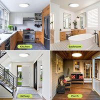 Luminaires d'intérieur Moderne Ultra Mince Cadran Lumineux Rond Led Plafonniers Montés Chambre Salon Led Plafonnier
