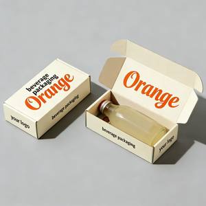 Scatola Riciclabile per Succhi di Frutta (Beige, Arancione, Pesca, Mela) e Acqua Frizzante di Alta Qualità, con Inchiostro di Soia, in Cartone Ondulato, Confezione da 1, <span class=keywords><strong>2</strong></span> o <span class=keywords><strong>3</strong></span> Birre - Product Image 3