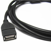 Cable de extensión USB 2,0, 0,6 m/1m/1,5 m, línea de transmisión de datos con cable, pantalla de alta velocidad, cable de extensión de datos para proyector