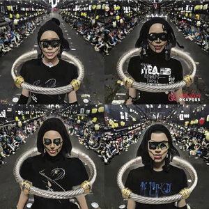 Bracelet tendance en argent S925 David Yarmens, design cylindrique rétro de luxe, unisexe, avec nœud croisé - Product Image 3