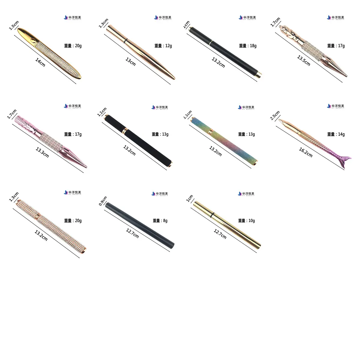 Wholesale Custom Logo Waterproof Long lasting Alcohol Free Flick & Grip 2-In-1 Lash Adhesive Eyeliner Glue Pen