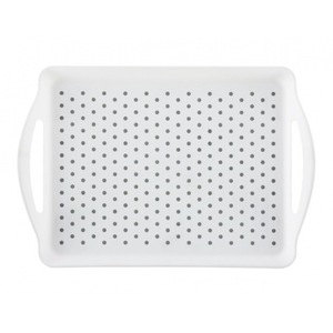 Nice Quality Hotel Restaurant Coffee Beer Bar Plastic ABS Non-slip Serving Tray Fast Food Tray with Handle